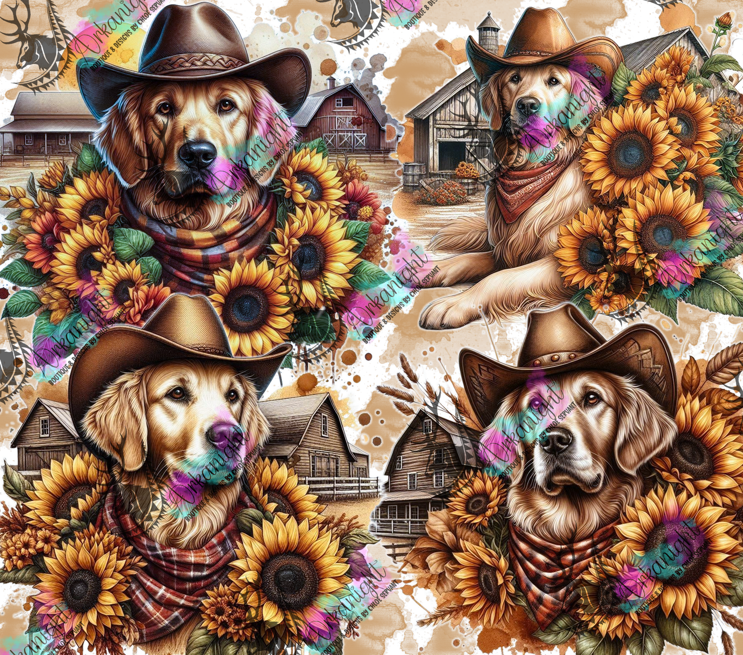 Numérique - Collection Western 2026 - Golden Retriever