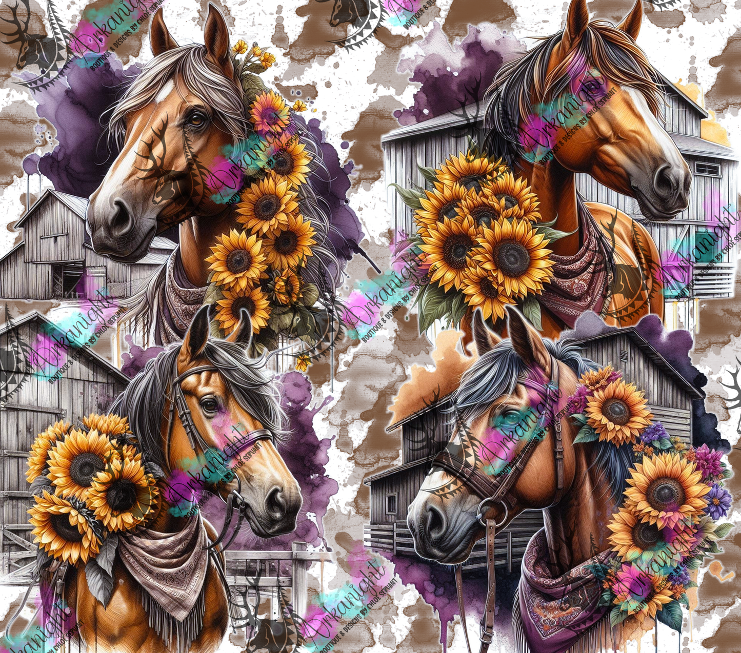 Numérique - Collection Western 2026 - Cheval Brun