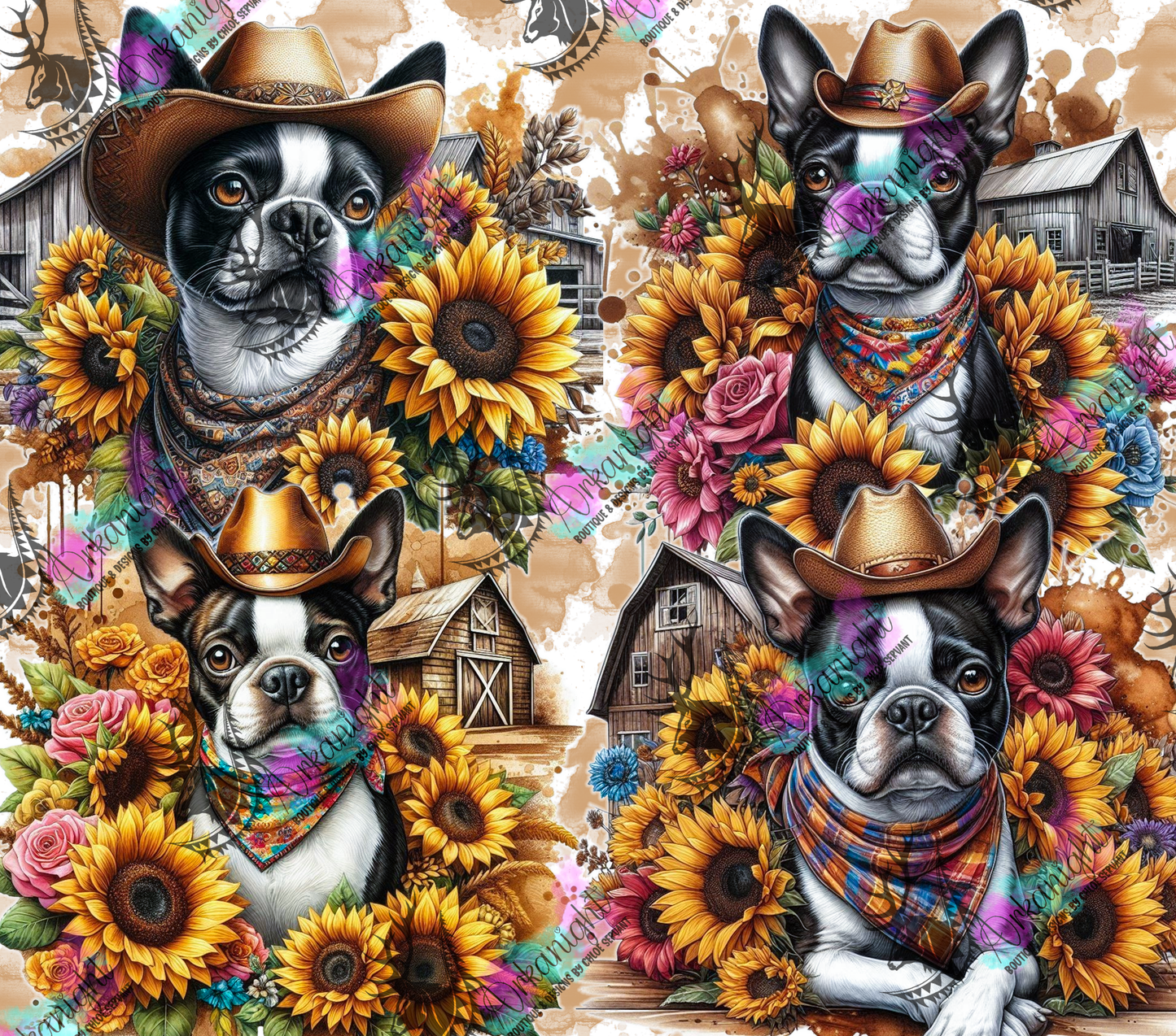 Numérique - Collection Western 2026 - Boston Terrier