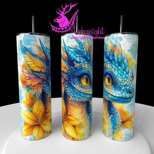 Numérique - Collection Fantaisie 2026 - Dragon - Turquoise & Jaune