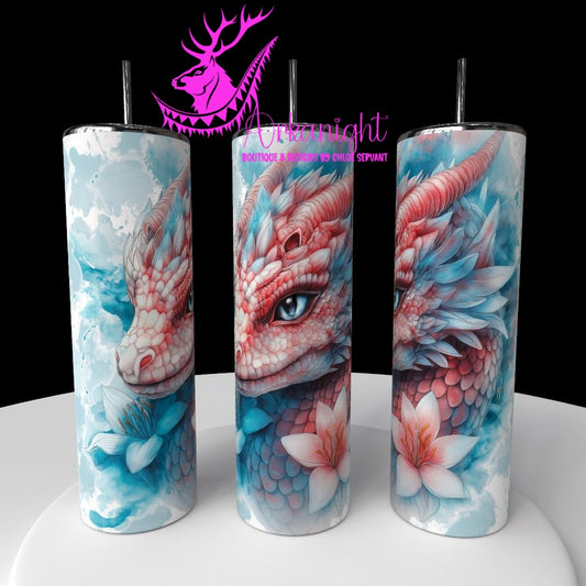 Numérique - Collection Fantaisie 2026 - Dragon - Rouge , Blanc & Bleu