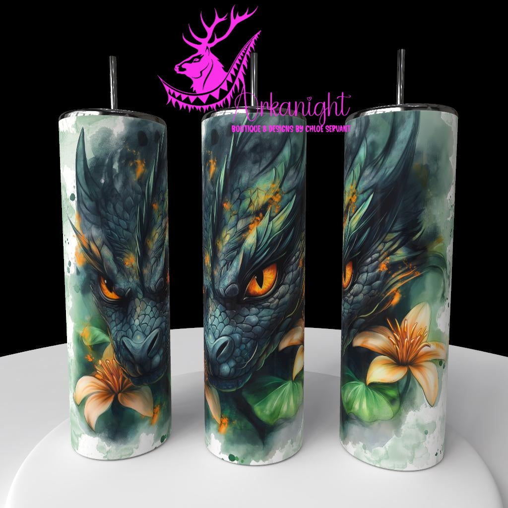 Numérique - Collection Fantaisie 2026 - Dragon - Noir & Vert Forêt