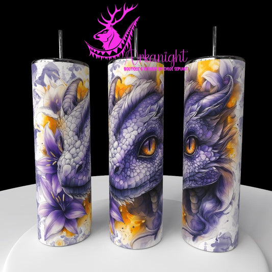 Numérique - Collection Fantaisie 2026 - Dragon - Mauve & Orange