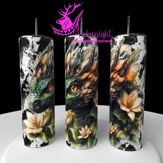Numérique - Collection Fantaisie 2026 - Dragon - Noir , Vert Forêt & Or