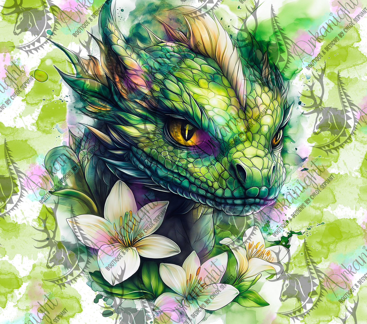 Numérique - Collection Fantaisie 2026 - Dragon - Teinte de Vert