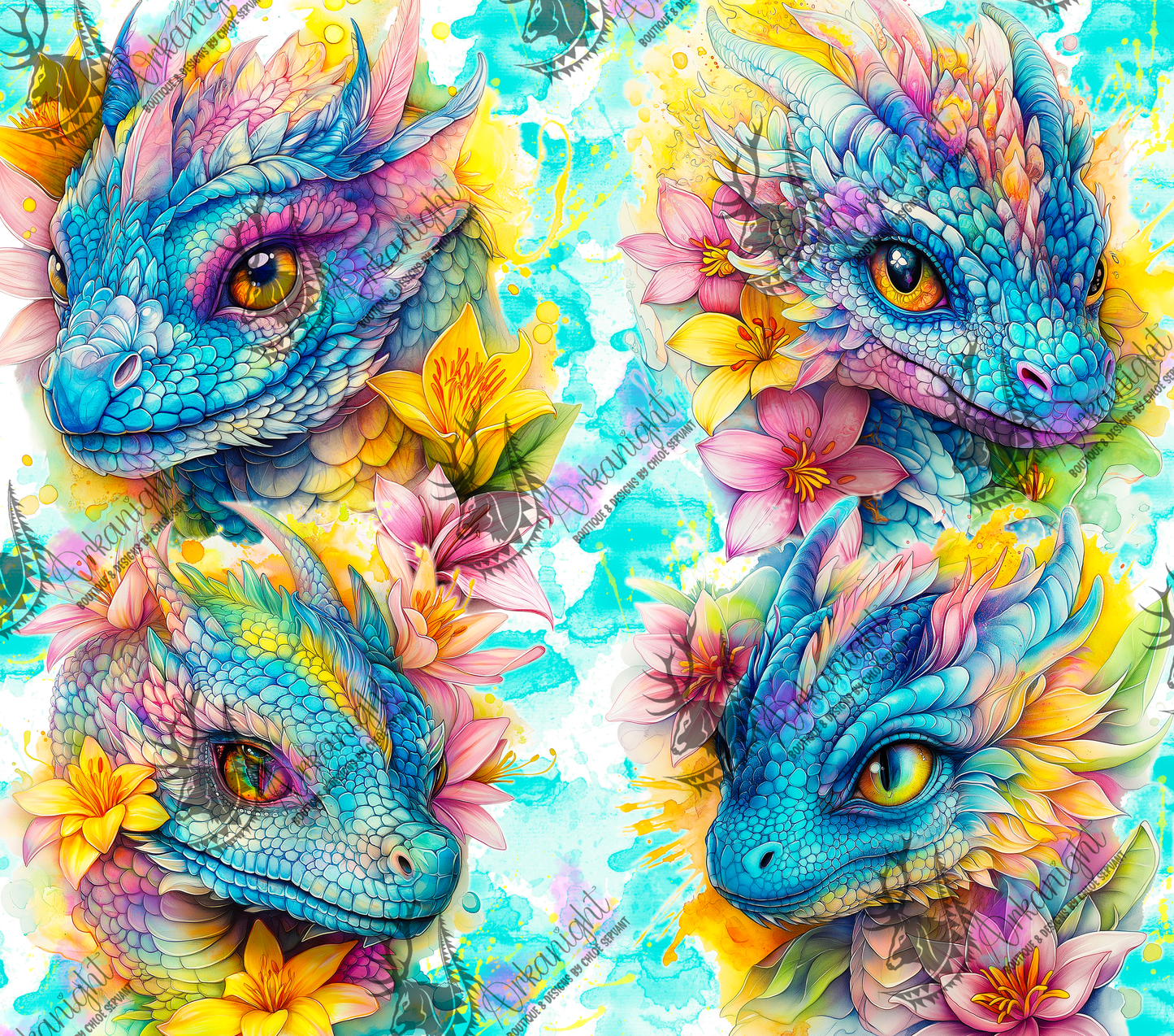 Numérique - Collection Fantaisie 2026 - Dragon - Pastel Multi