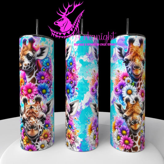 Numérique - Collection Vivid Colors & Flowers - Animaux - Giraffe