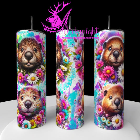 Numérique - Collection Vivid Colors & Flowers - Animaux - Castor