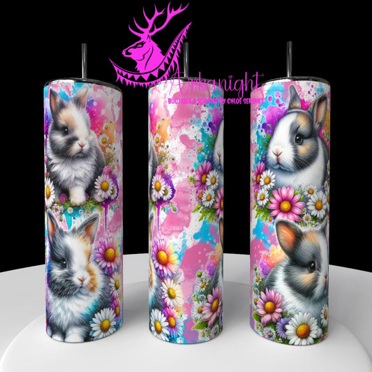 Numérique - Collection Vivid Colors & Flowers - Animaux - Lapin Nain