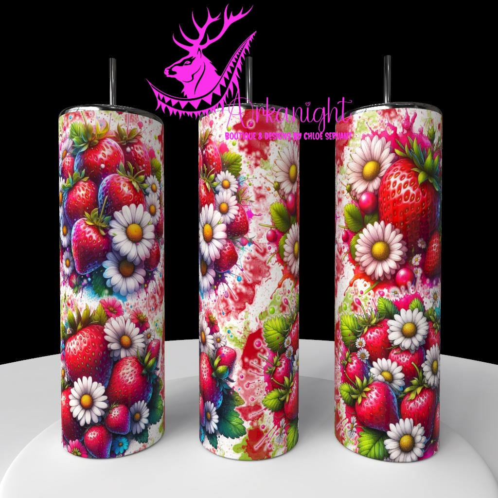 Numérique - Collection Vivid Colors & Flowers - Fruits - Fraise