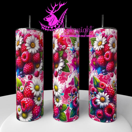 Gourde sur commande - Collection Vivid Colors & Flowers - Fruits - Framboise