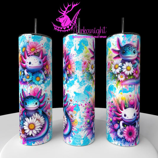Numérique - Collection Vivid Colors & Flowers - Animaux - Axolotl