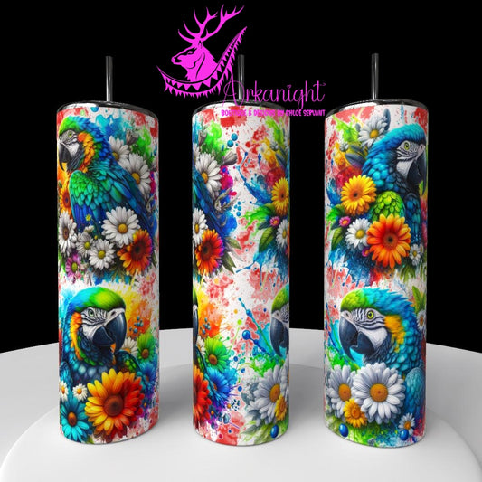 Numérique - Collection Vivid Colors & Flowers - Animaux - Ara