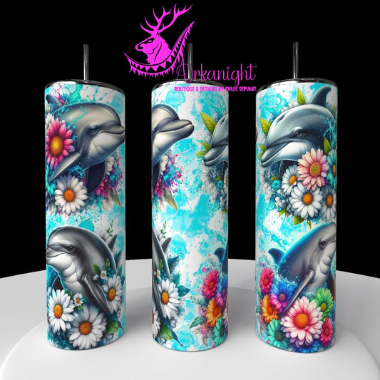 Numérique - Collection Vivid Colors & Flowers - Animaux - Dauphin