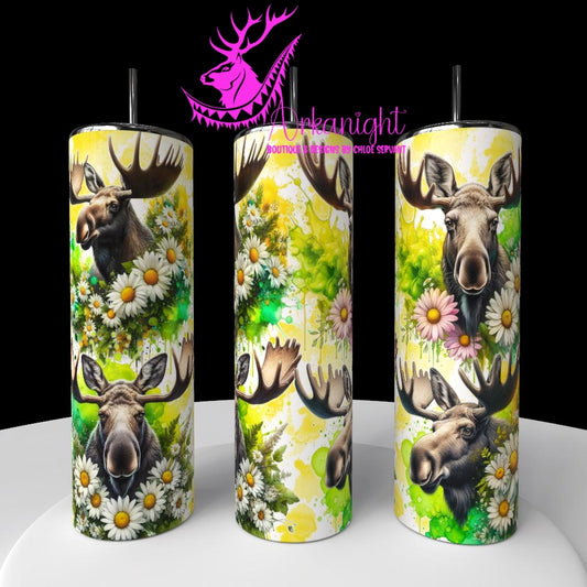 Gourde sur commande - Collection Vivid Colors & Flowers - Animaux - Orignal