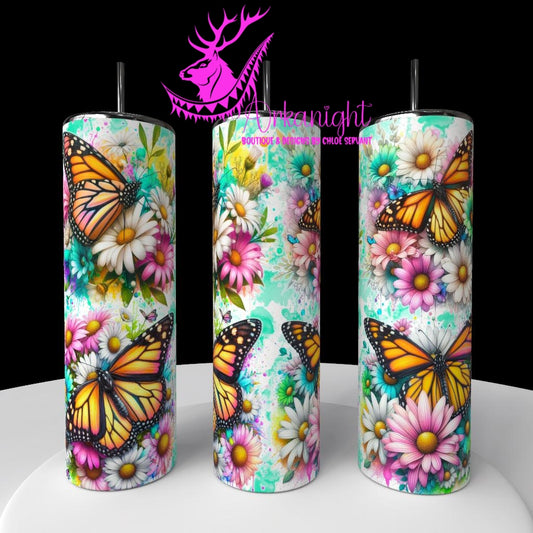 Gourde sur commande - Collection Vivid Colors & Flowers - Animaux - Papillon