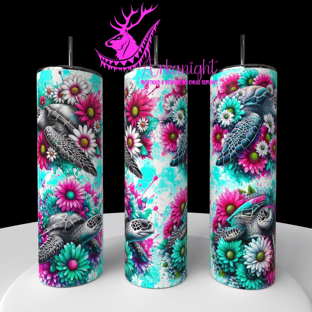 Gourde sur commande - Collection Vivid Colors & Flowers - Animaux - Tortue de mer