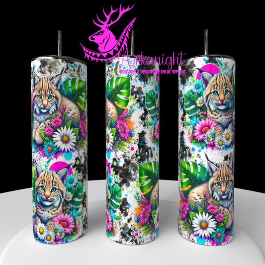 Numérique - Collection Vivid Colors & Flowers - Animaux - Lynx