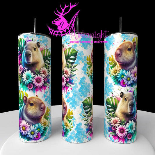 Numérique - Collection Vivid Colors & Flowers - Animaux - Capybara