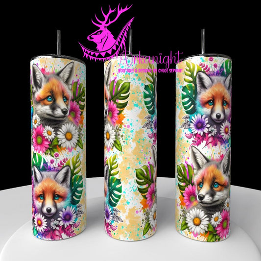 Numérique - Collection Vivid Colors & Flowers - Animaux - Renard
