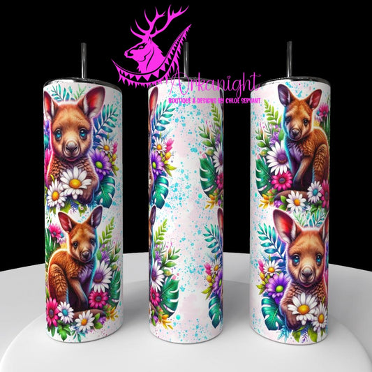 Numérique - Collection Vivid Colors & Flowers - Animaux - Kangourou