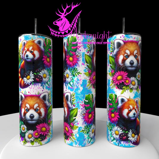 Numérique - Collection Vivid Colors & Flowers - Animaux - Panda Roux