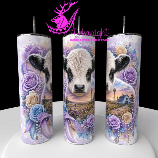 Numérique - Collection Boho 2026 - Double Exposition - Vache Highland