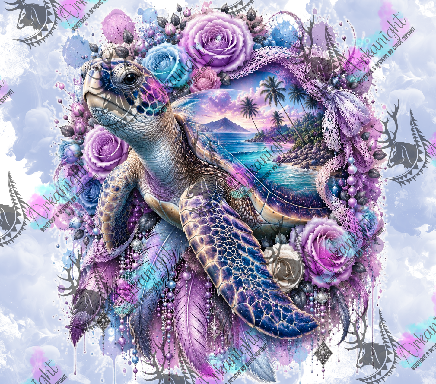 Numérique - Collection Boho 2026 - Double Exposition - Tortue