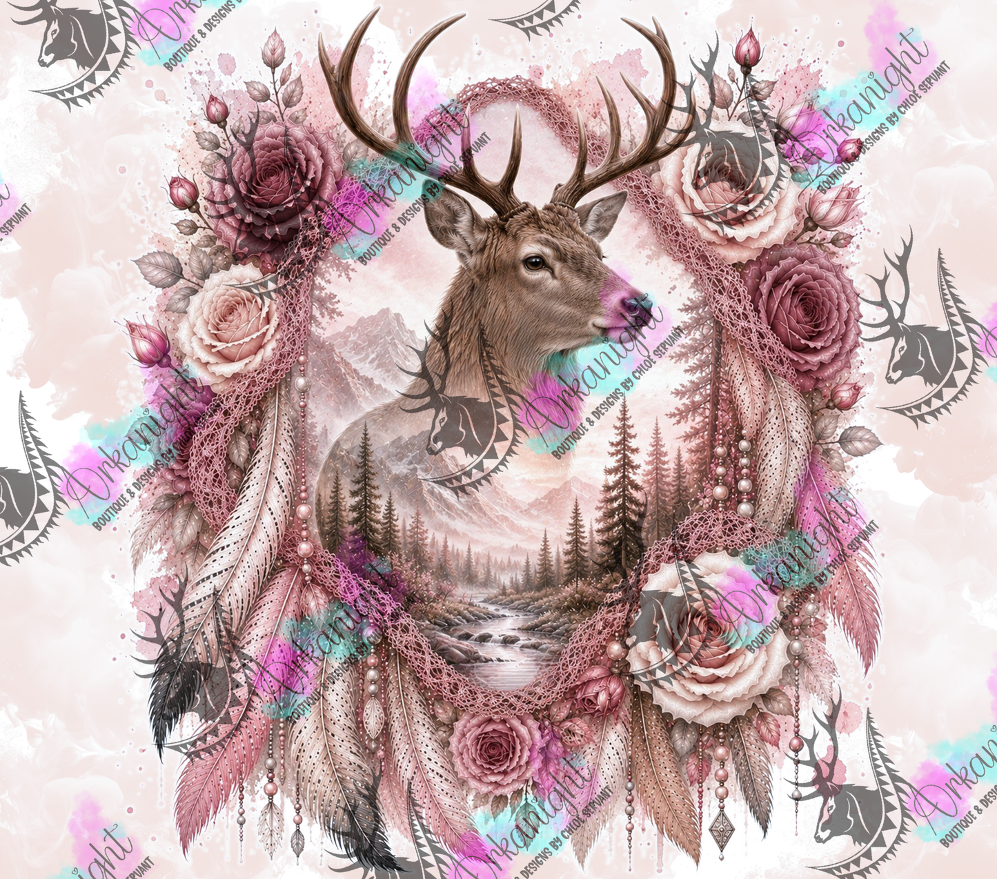 Numérique - Collection Boho 2026 - Double Exposition - Cerf