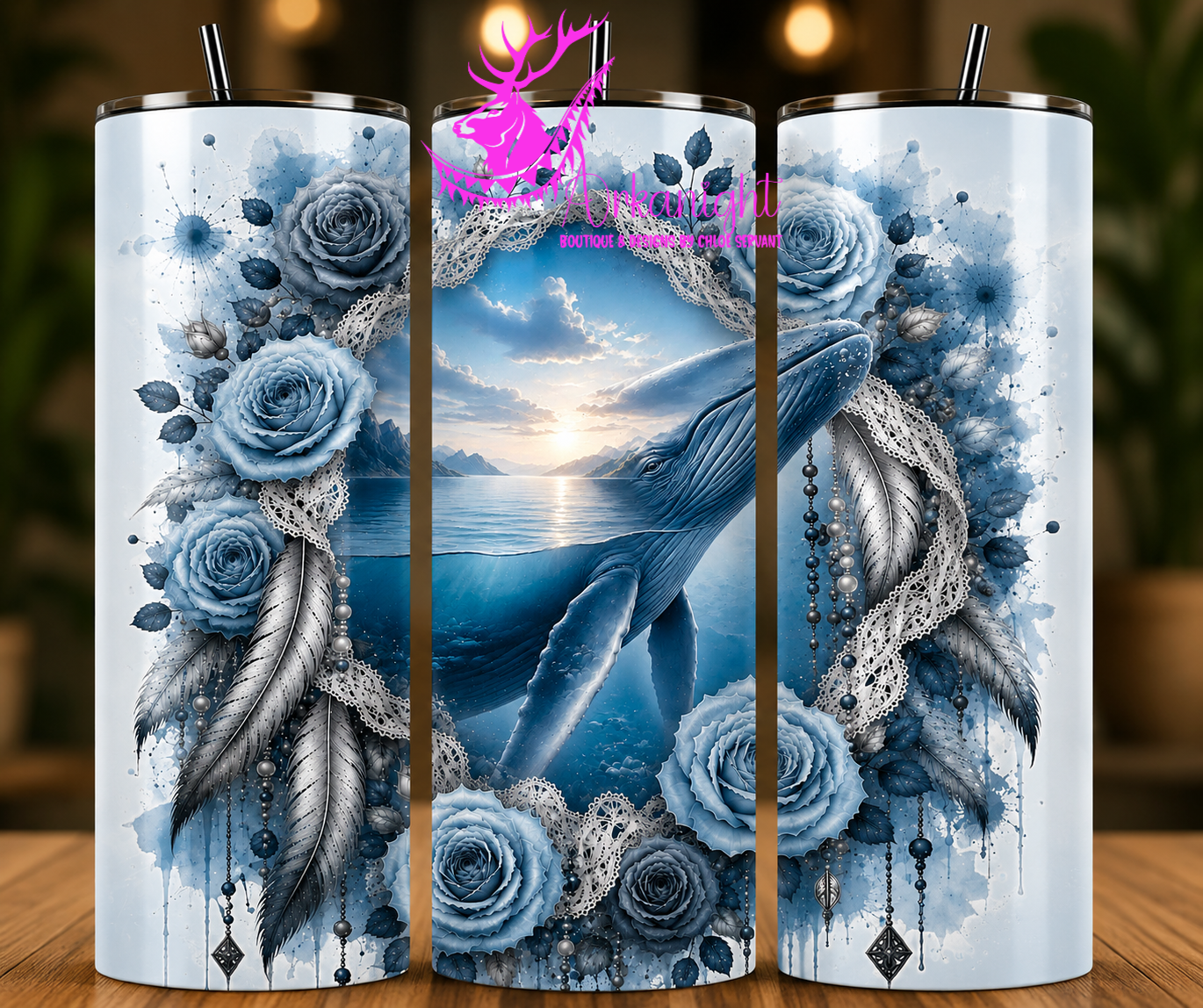Numérique - Collection Boho 2026 -   Double Exposition ♡ Baleine Bleue
