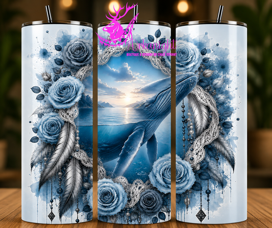 Numérique - Collection Boho 2026 -   Double Exposition ♡ Baleine Bleue