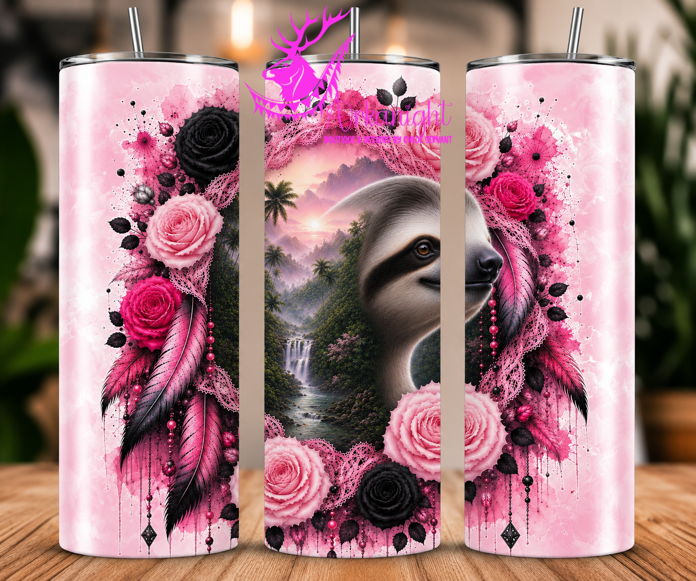 Gourde sur commande - Collection Boho 2026 - Double Exposition ♡ Paresseux