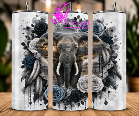 Numérique - Collection Boho 2026 -   Double Exposition ♡ Éléphant