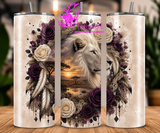 Numérique - Collection Boho 2026 -   Double Exposition ♡ Lion Blanc