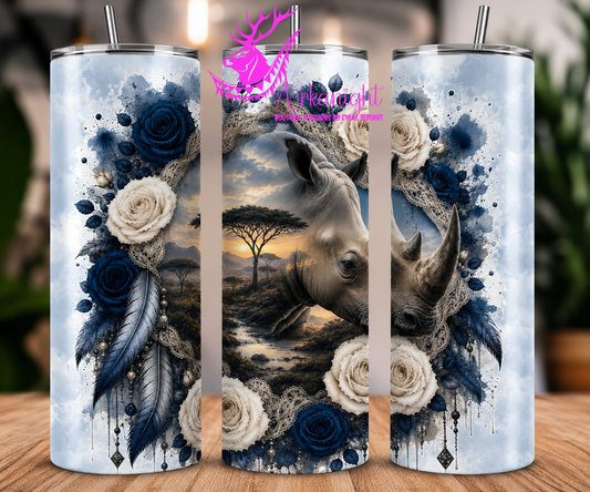 Numérique - Collection Boho 2026 -   Double Exposition ♡ Rhinocéros