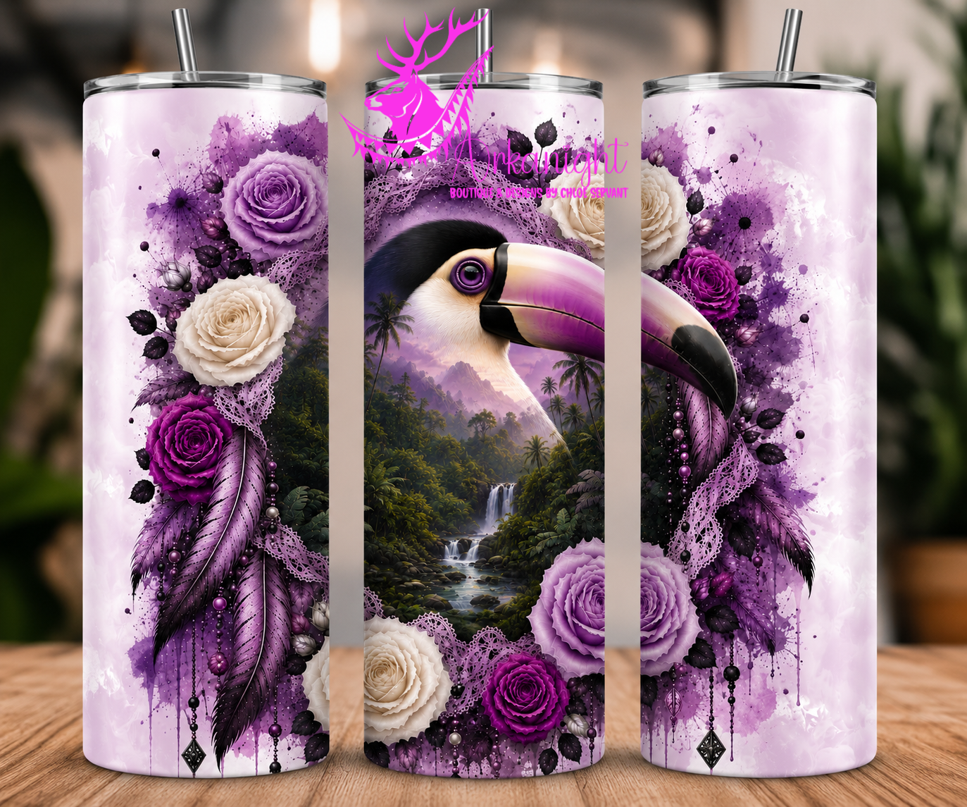 Gourde sur commande - Collection Boho 2026 - Double Exposition ♡ Toucan