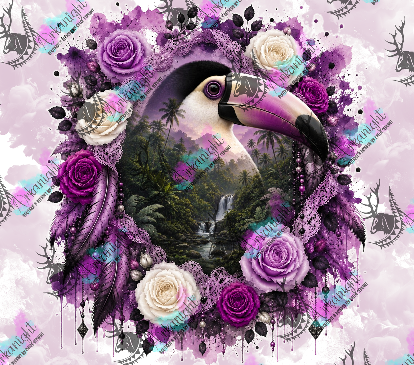 Numérique - Collection Boho 2026 -   Double Exposition ♡ Toucan