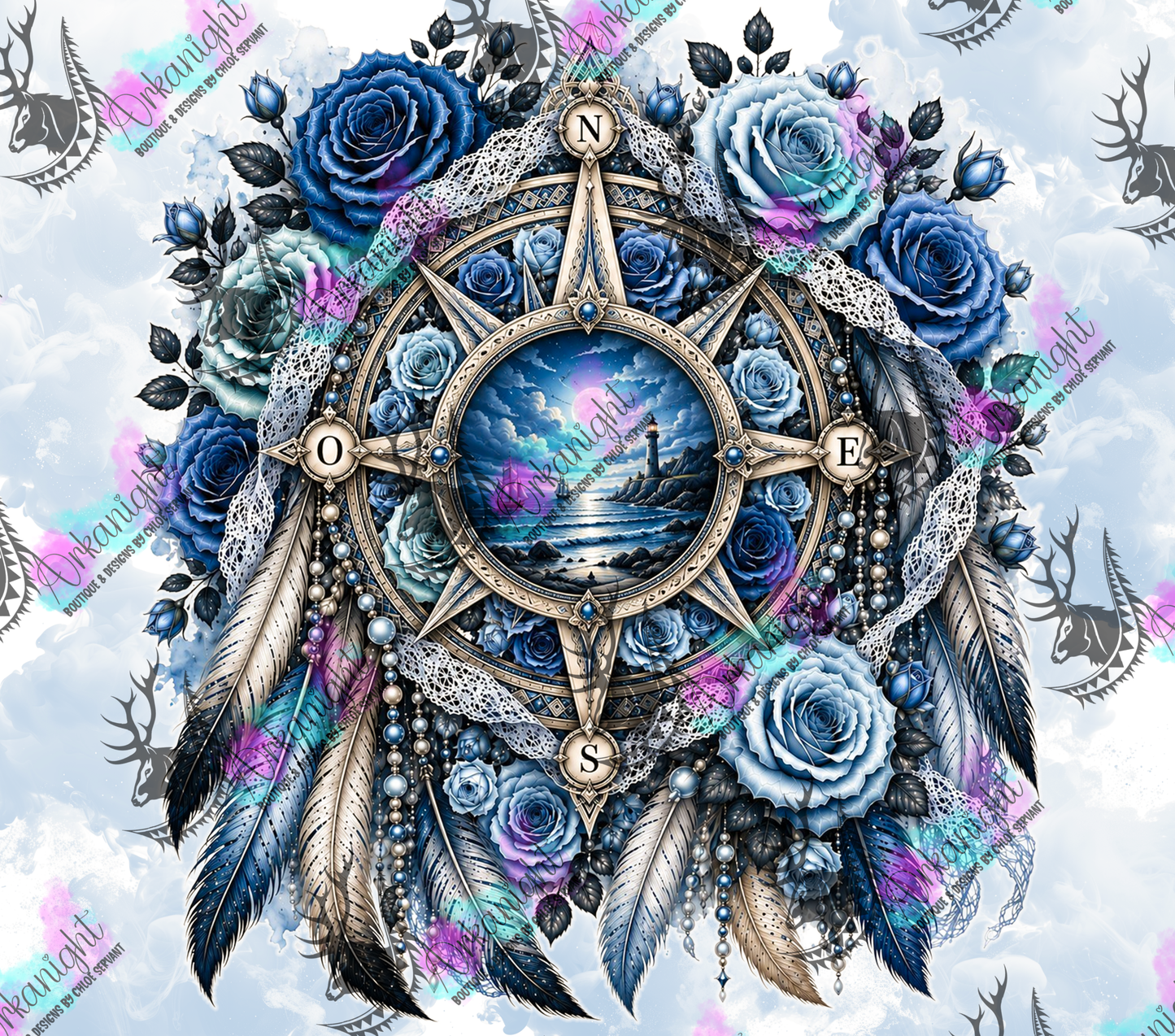 Numérique - Collection Boho 2026 -   Rose des Vents ♡ Ocean