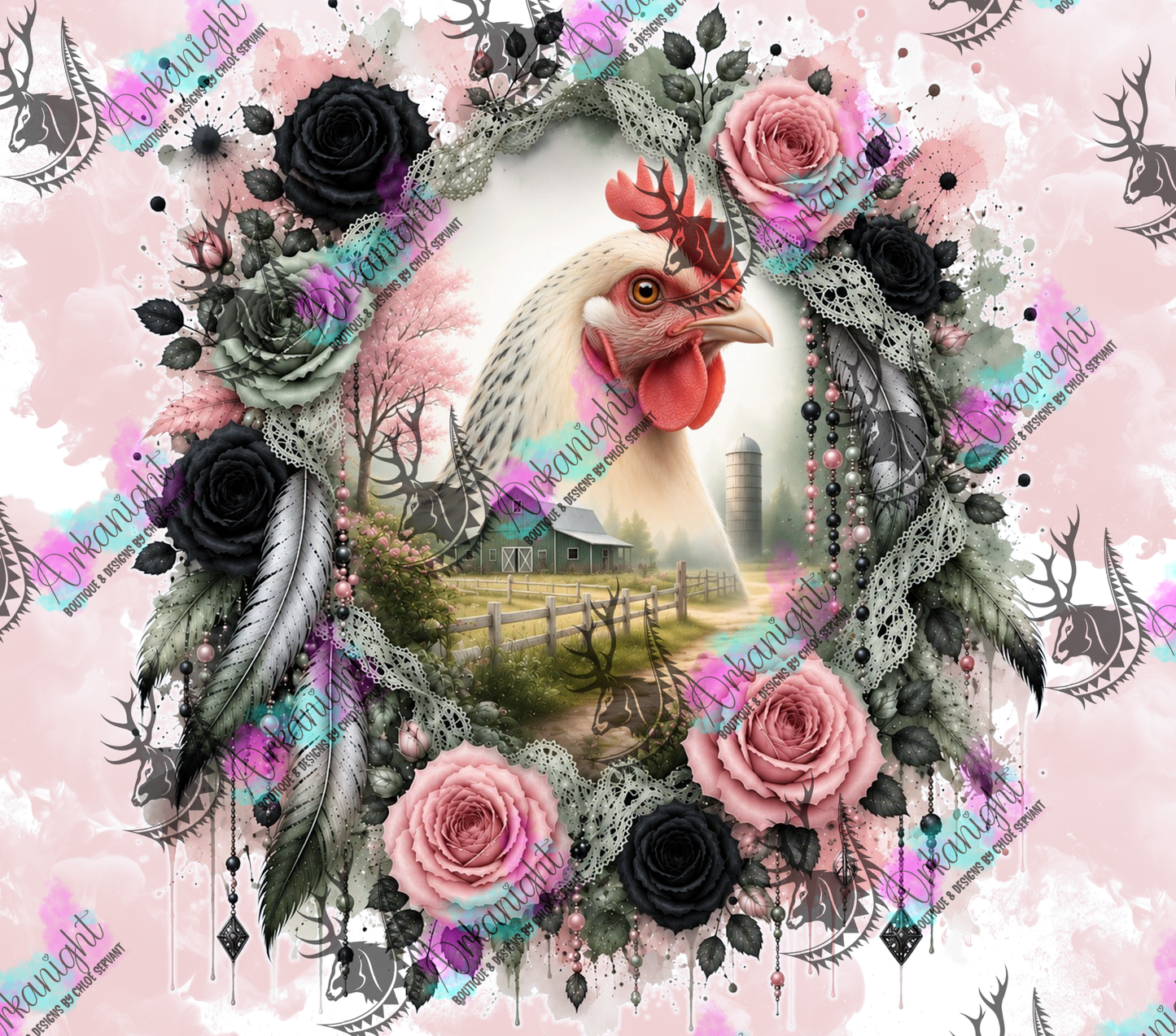 Numérique - Collection Boho 2026 -   Double Exposition ♡ Poule
