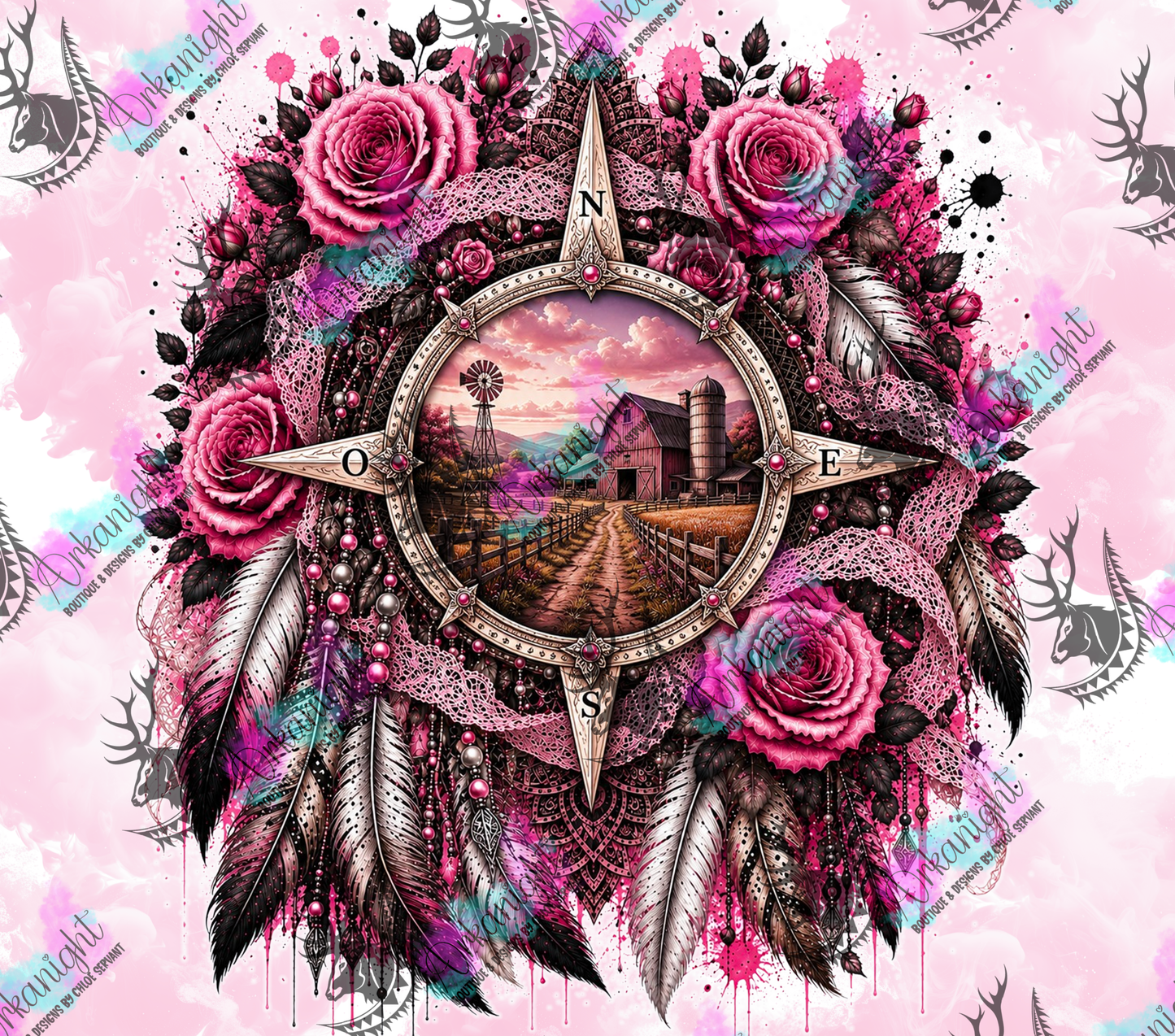 Numérique - Collection Boho 2026 -   Rose des Vents ♡ Ferme