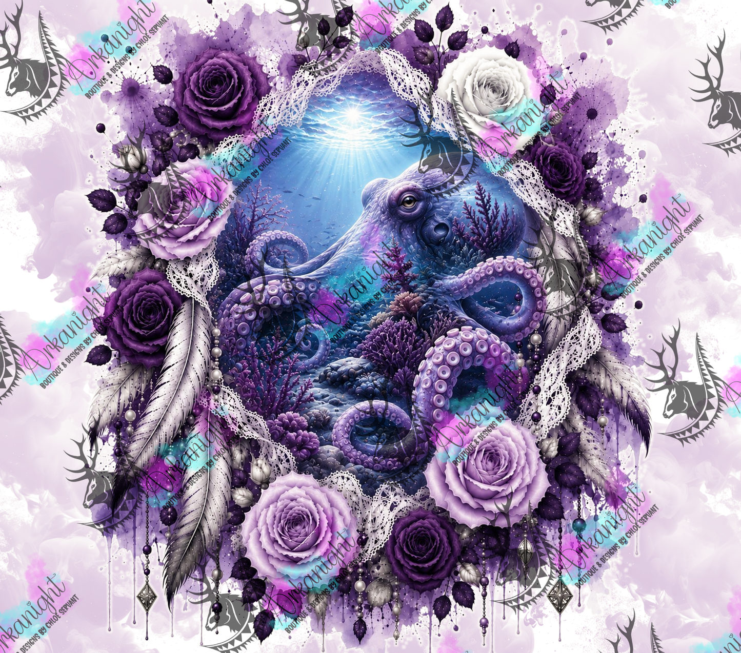 Numérique - Collection Boho 2026 -   Double Exposition ♡ Pieuvre