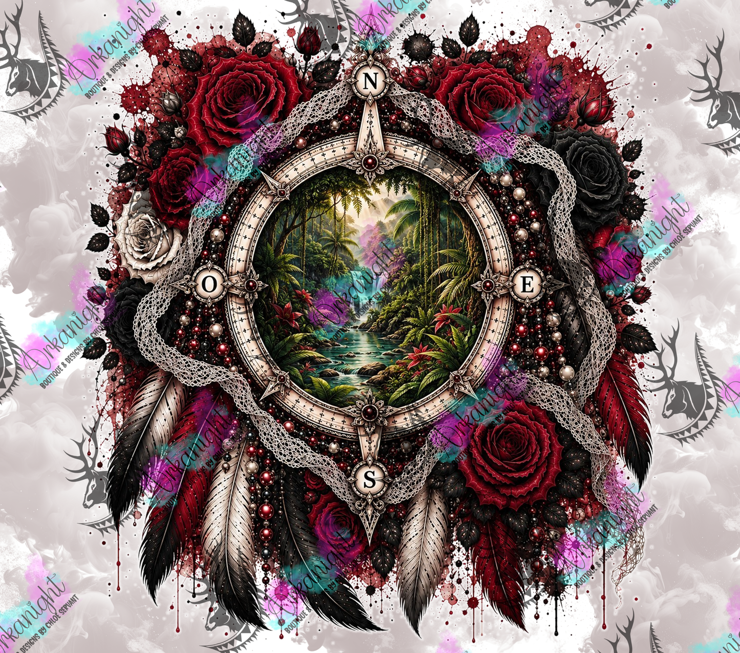 Numérique - Collection Boho 2026 -   Rose des Vents ♡ Jungle