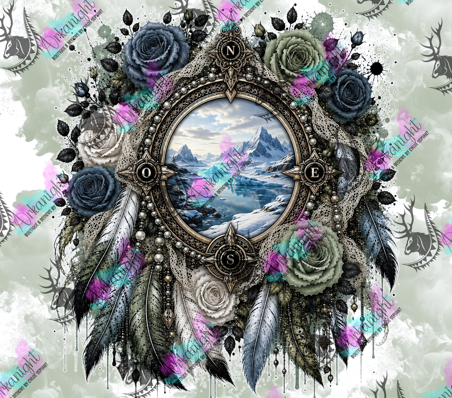 Numérique - Collection Boho 2026 -   Rose des Vents ♡ Antarctique