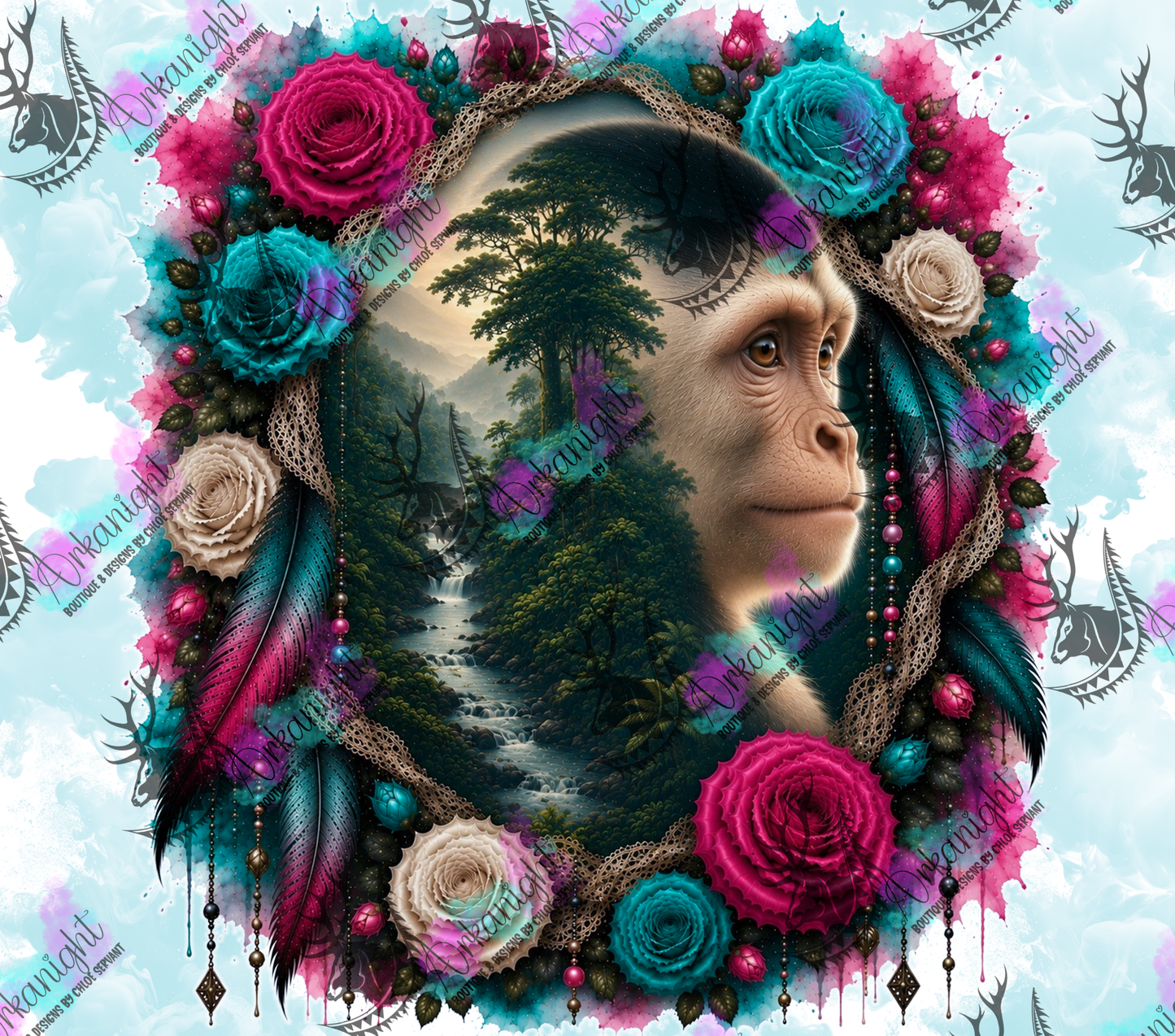 Numérique - Collection Boho 2026 -   Double Exposition ♡ Capucin