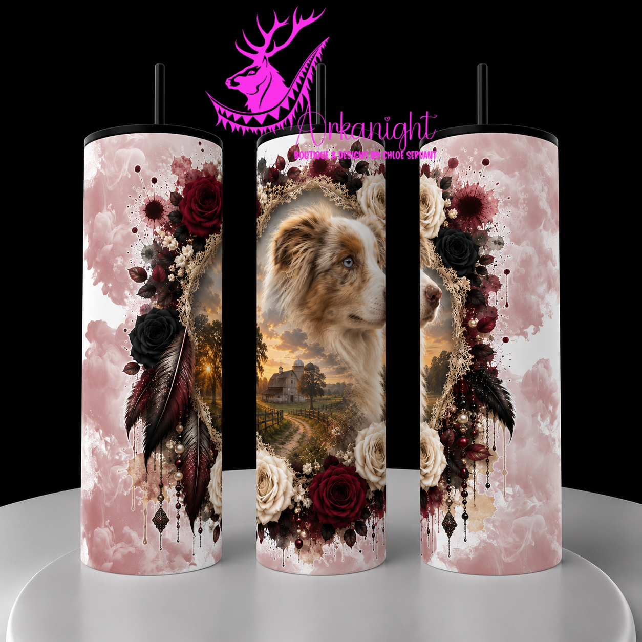 Gourde sur commande - Collection Boho 2026 - Double Exposition ♡ Portrait ♡ Laïa