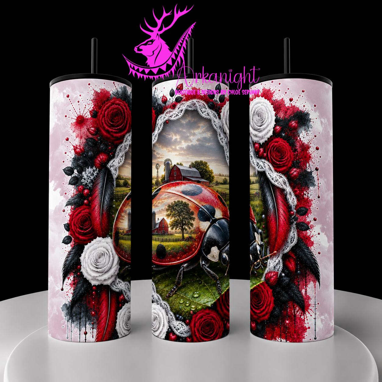 Gourde sur commande - Collection Boho 2026 - Double Exposition ♡ Coccinelle