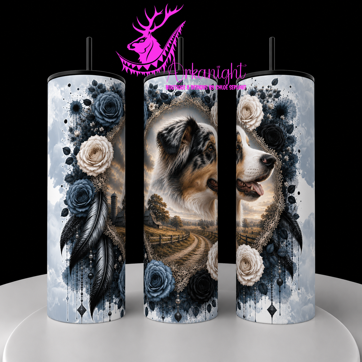 Gourde sur commande - Collection Boho 2026 - Double Exposition ♡ Portrait ♡ Everest