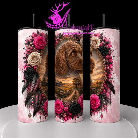 Gourde sur commande - Collection Boho 2026 - Double Exposition ♡ Portrait ♡ Moka