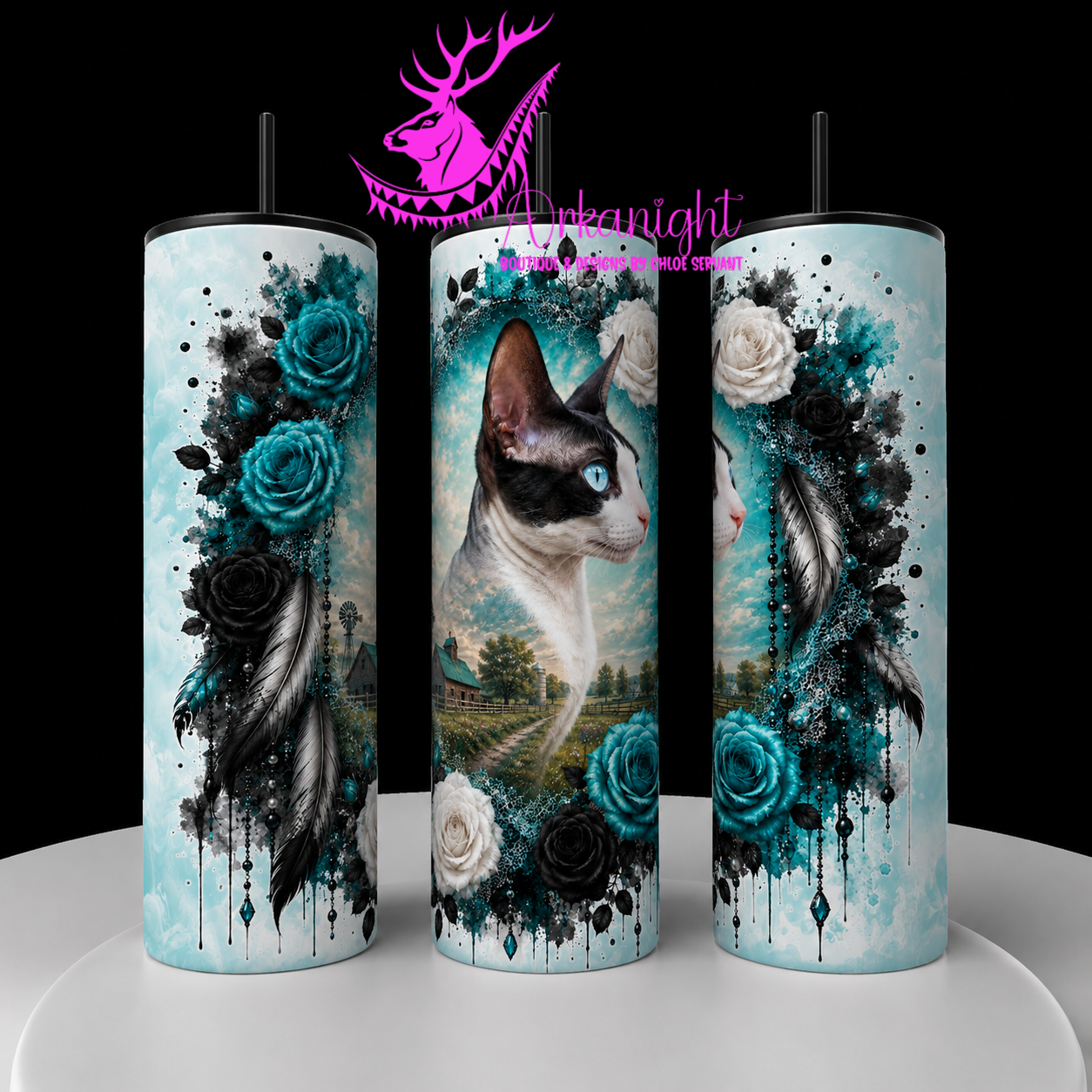 Gourde sur commande - Collection Boho 2026 - Double Exposition ♡ Portrait ♡ Monah