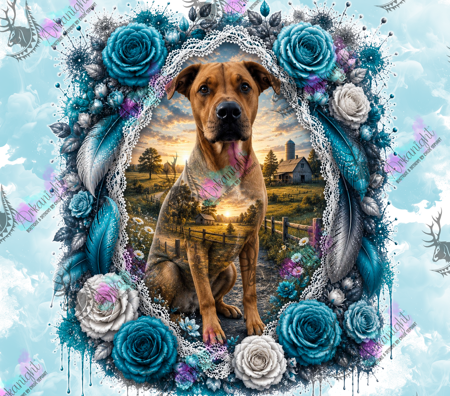 Numérique - Collection Boho 2026 -   Double Exposition ♡ Portrait ♡ Scooby